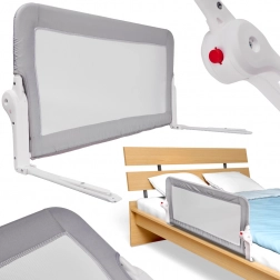 Varnostna posteljna ograja 150 cm, siva