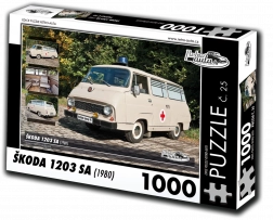 Sestavljanka Retro-Avti Škoda 1203 SA 1000 koščkov