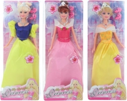 Princezna – gibljiva punčka 28 cm z dodatki