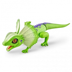 Robo Alive robotski kuščar z ovratnikom – oranžen