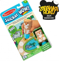 Nalepka WOW! Zajček z žigi