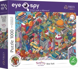 Puzzle Trefl Eye-Spy Imaginary Cities: New York, ZDA 1000 koščkov