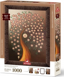 Sestavljanka s okvirjem in lepilom 3v1 99 imen Alaha 1000 kosov