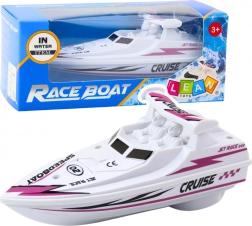 Beli motorni čolniček na baterije