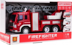 Gasilska enota z lučmi, zvokom in vodo 1:16