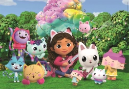 Sestavljanka Gabinin čarobni domek: Na vrtu MAXI 24 kosov