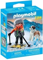 Playmobil My Life smučar z bernardincem