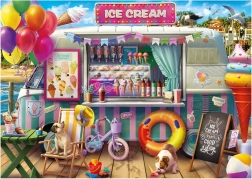Puzzle EDUCA – tovornjak z sladoledom, 500 kosov