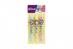 Set gelnih pisal STITCH z velikim sponkom, 3 kosi
