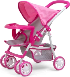 Milly Mally voziček za punčke Kate Prestige Pink