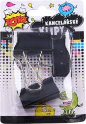 Pisalniški sponki 41 mm, komplet 3 kos