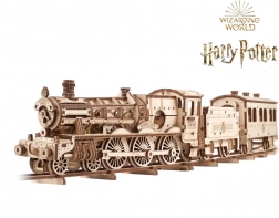 Lesena mehanska 3D sestavljanka UGEARS HARRY POTTER Bradavičarkin ekspres
