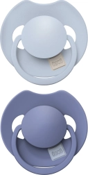 LOVI dinamični silikonski dudek Prime 18m+ 2 kosa baby blue/blue