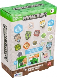 minecraft 3d komplet za izdelavo nalepk – nadomestni set
