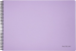 Skic blok A3 z močno spiralno vezavo, 40 listov, vijolična barva