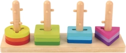 Leseni montessori sortirnik oblik TOOKY TOY