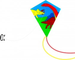 Leteči zmaj z dinozavri