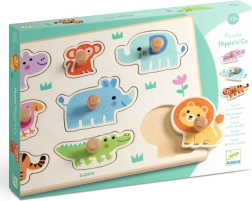 Djeco vstavljanka sestavljanka Živali iz džungle