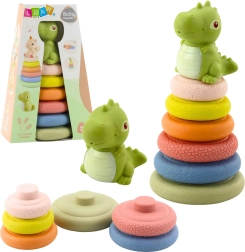 Mehka ekološka senzorična piramida z dinozavrom