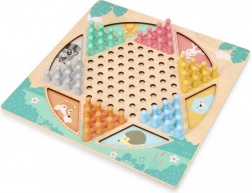 Lesena dvostranska namizna igra – HALAMA in Kače in lestve