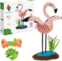 Alexander ustvarjalni komplet origami 3D flamingo