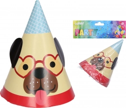 Zabavni klobučki s pasjim motivom 15 cm (6 kos)