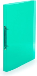 A4 registrator iz polipropilena z 2 obročema Lines, zelen