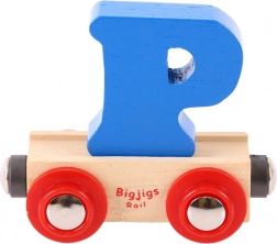 Vagonček s črko P Bigjigs Rail