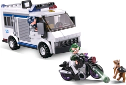 Sluban policija – zaporniško vozilo in pobeg na motorju