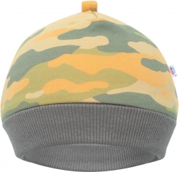 Dojenčkovska kapica New Baby With Love gorčična 3–6 mesecev