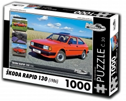 retro-avto puzzle škoda rapid 130 1000 koščkov