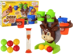 Spretnostna igra Jelenček – metanje žogic v lončke