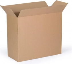 Klopasta kartonska škatla 600 × 400 × 1200 mm, petplastna