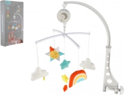 Otroški vrtiljak nad posteljico z glasbenim strojčkom