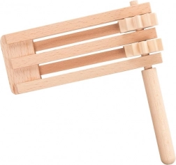 Dvojna lesena raglja Goki