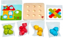 Barvna mozaična igra z velikimi zatiči LUCY & LEO