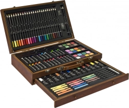 Komplet za slikarje v lesenem kovčku