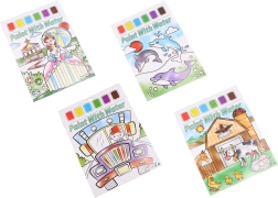 kreativni slikarski set z vodnimi barvami – 6 barv in čopič