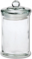 Steklena posoda za živila 330 ml s pokrovom