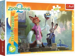 Sestavljanka Zootropolis: Skrivnosti Zootropolisa 100 kosov – Trefl