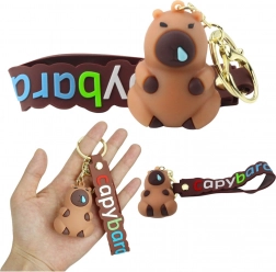 Obesek kapibara s karabinom in obročkom