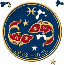 Okrogla sestavljanka zodiak: Ribi 33 kosov