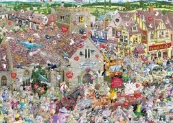 Sestavljanka Ljubim poroke in pojedine 1000 koščkov