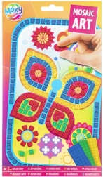 Ustvarjalni komplet mozaika po barvah – metalik, A5, motiv metulj