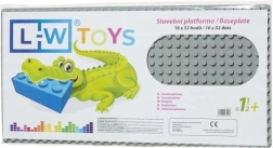 Podlaga za gradnjo Junior 16x32 siva