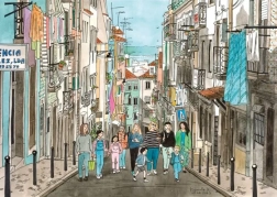 Sestavljanka sprehod po Lizboni 1000 kosov