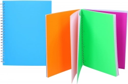 Spiralni zvezek A4 s črtami, 100 listov, 4 v 1