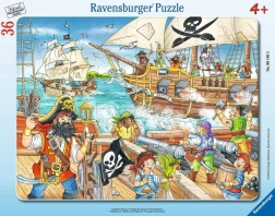 Ravensburger sestavljanka Bitka na odprtem morju 36 koščkov