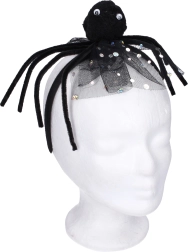 Pustni naglavni trak s črnim pajkom