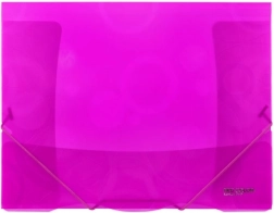 Mapa z elastiko A4 rožnata